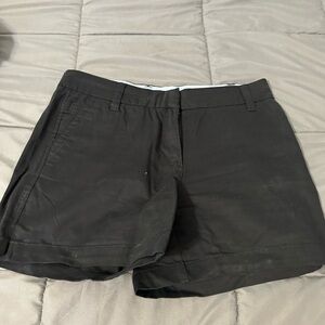 Crown & Ivy Black and White Striped Shorts